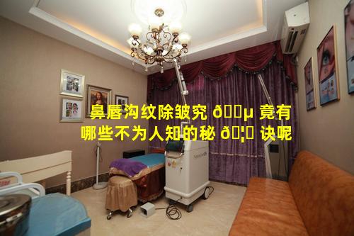 鼻唇沟纹除皱究 🌵 竟有哪些不为人知的秘 🦅 诀呢